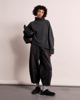 Palmer Black Leather Trousers