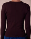 Lila Beetroot Jersey Top