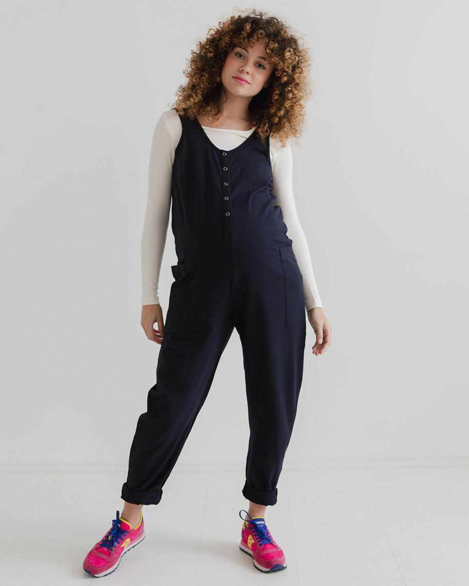 Poppy Jumpsuit - Midnight Navy – Beyond Nine