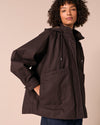 Averie Ganache Coated Cotton Jacket