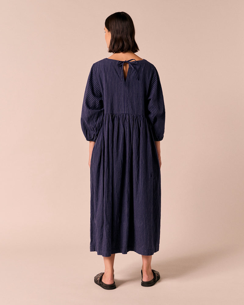 Olwen Garden Gingham Cotton Linen Dress – Beyond Nine