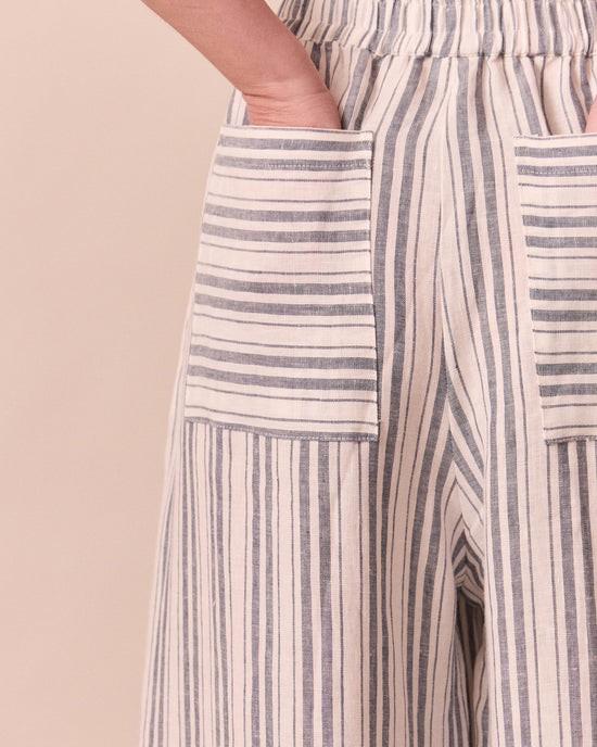 Bobbi Sailor Stripe Linen Trousers