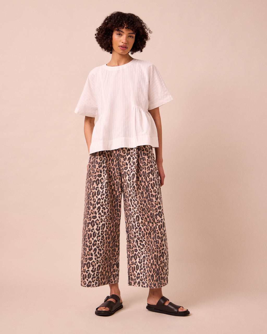 Bonnie Leopard Denim Jeans