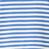 French Blue & Ecru Stripe