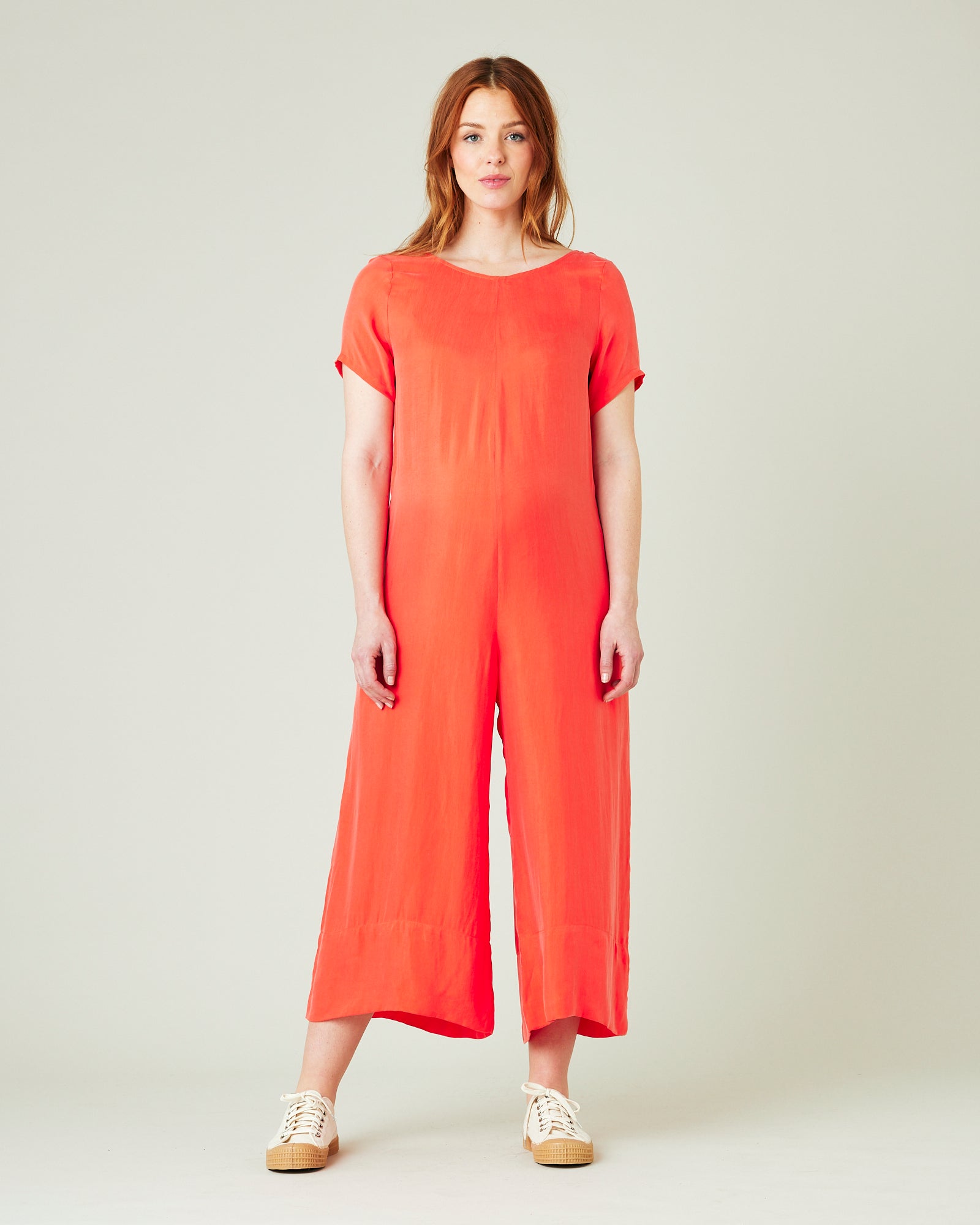 Celine Coral Cupro Jumpsuit Beyond Nine