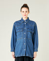 Moxie Mid Blue Wash Denim Shirt