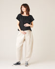 Indie Linen Top - Black