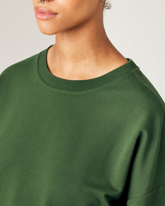 Huxley Kombu Green Cotton Jersey Top