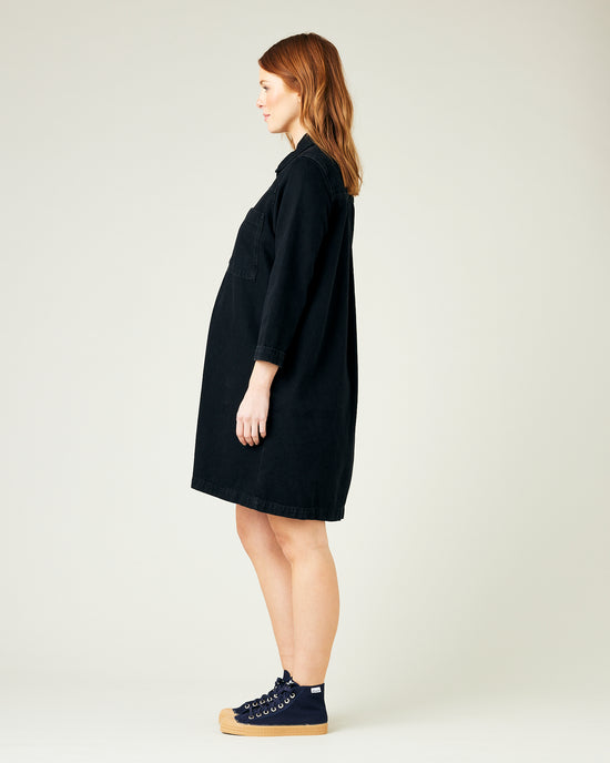 Drew Black Denim Dress