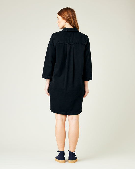 Drew Black Denim Dress