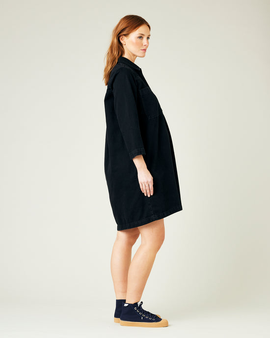 Drew Black Denim Dress