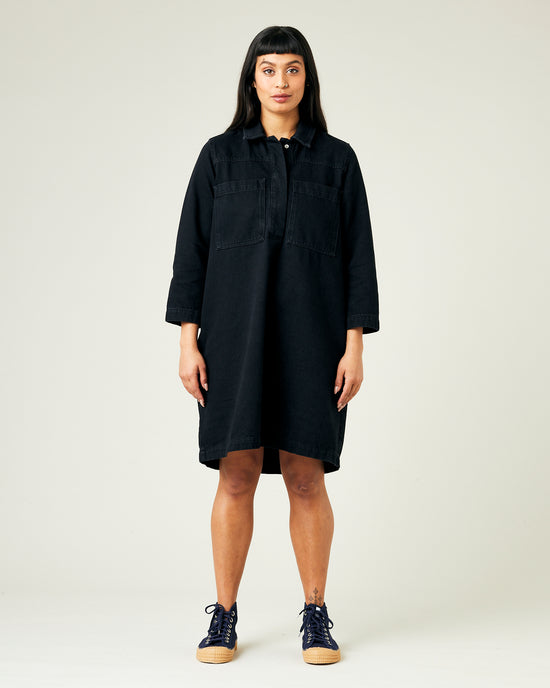 Drew Black Denim Dress