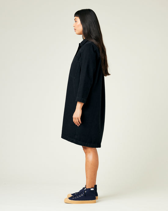 Drew Black Denim Dress