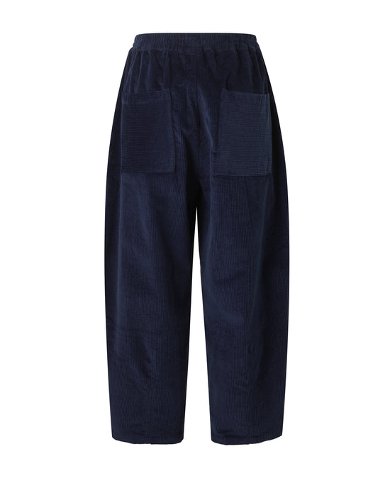 true navy cord huxley trousers 