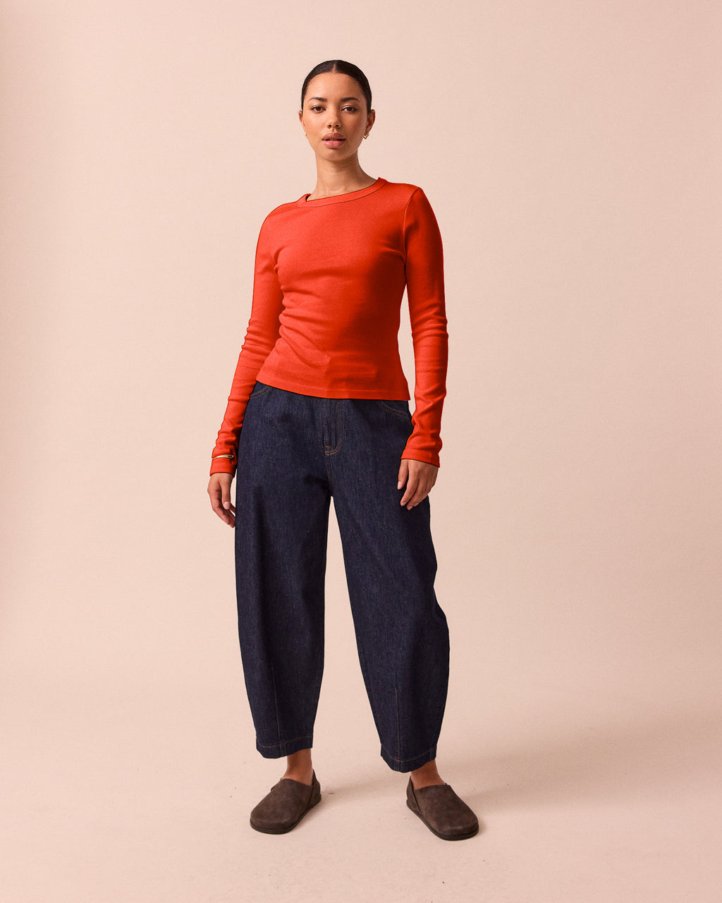 Lila Persimmon Jersey Top