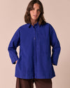 Edith Klein Blue Cotton Top