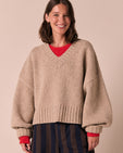 Phoebe Pebble Knitted Jumper