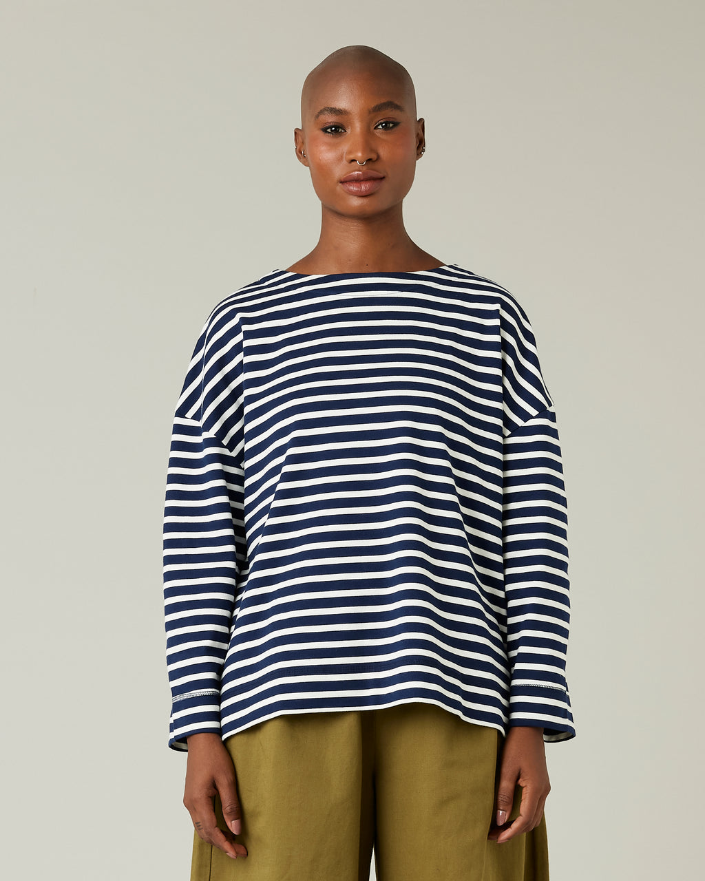 Breton Top & Ecru Stripe