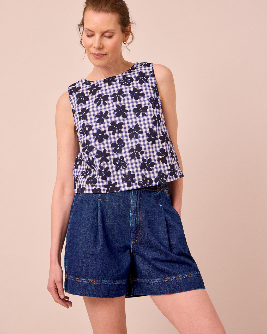Ember Mid Denim Shorts