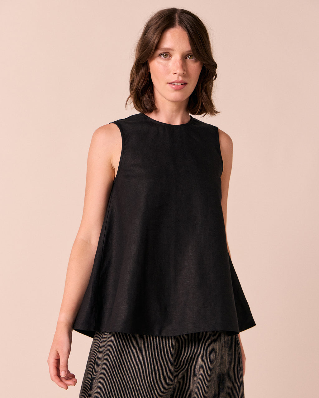 Georgie Linen Top