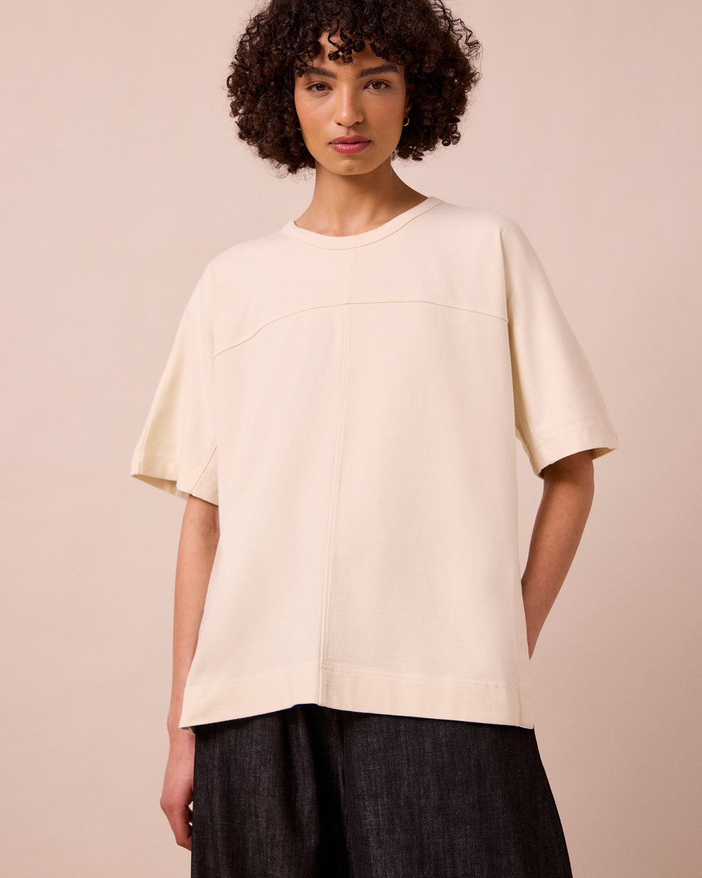 Irena Bone Jersey Top