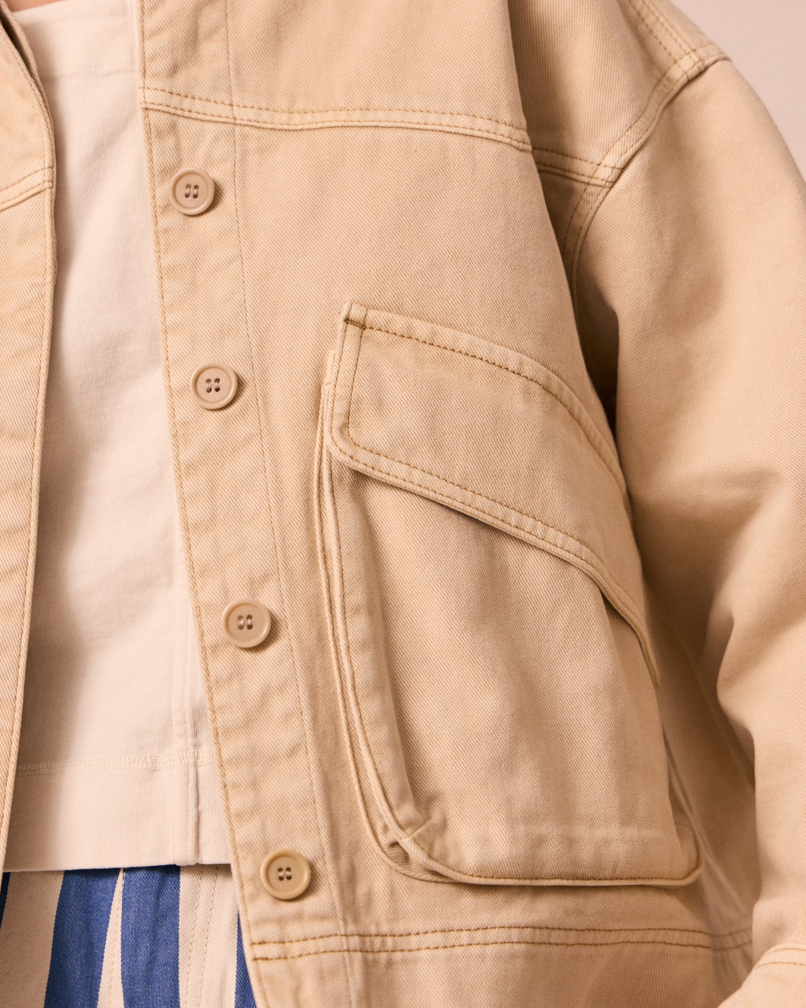 Kitty Raffia Denim Jacket – Beyond Nine