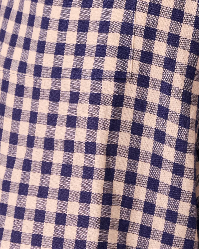 Indigo Gingham