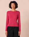 Lila Loganberry Jersey Top