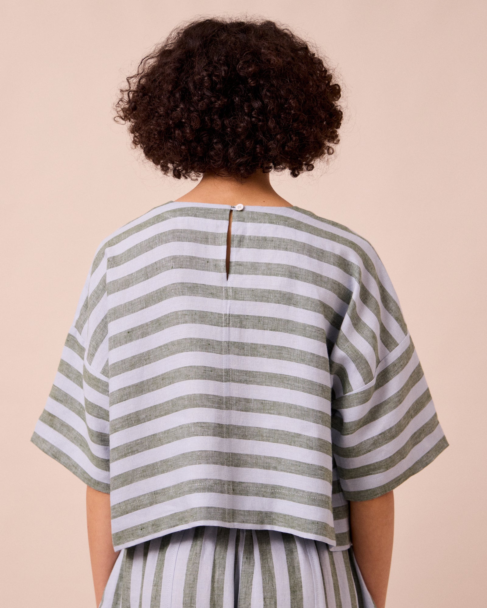 Lisa Aloe Stripe Linen Top – Beyond Nine Lisa Aloe Stripe Linen Top – Beyond Nine
