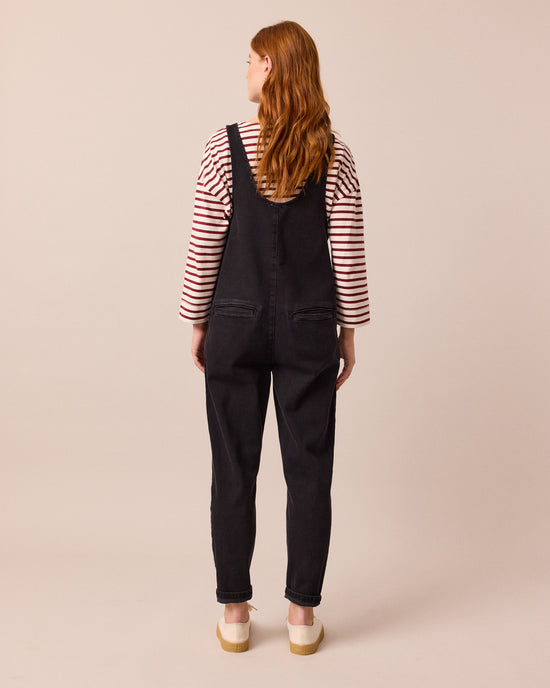 Lola Black Denim Jumpsuit