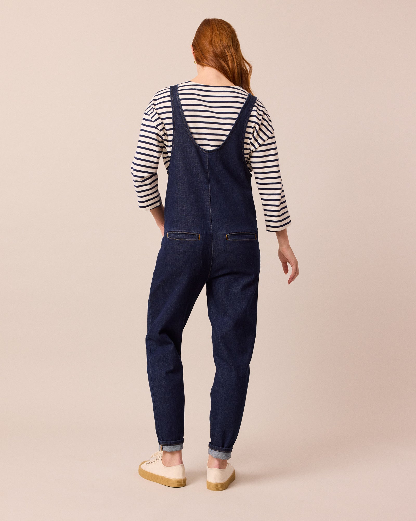 Lola Dark Wash Denim Jumpsuit – Beyond Nine