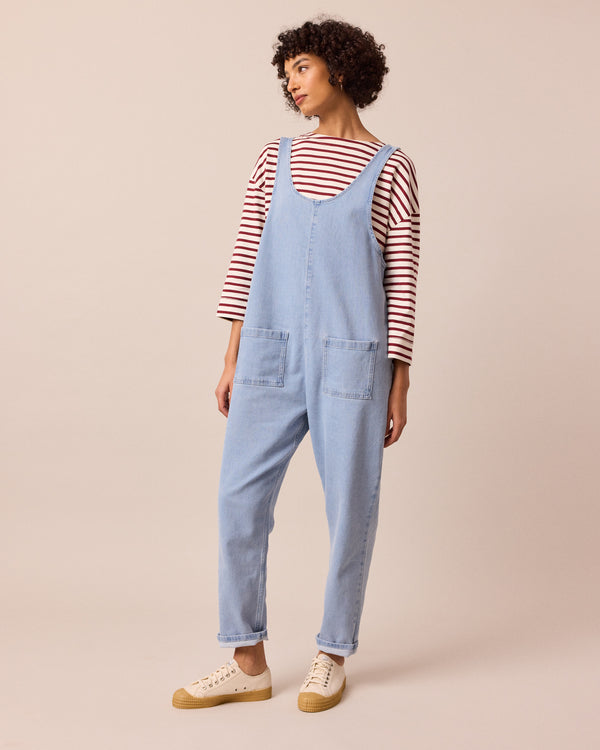 Lola Light Blue Denim Jumpsuit