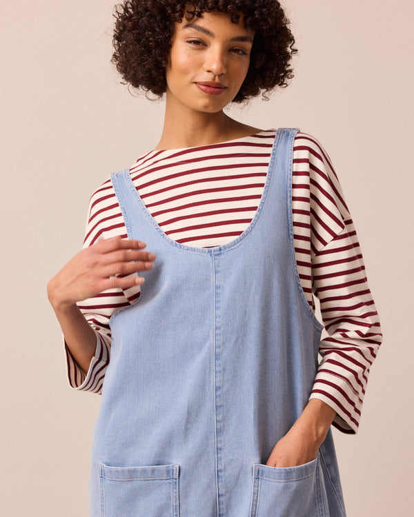 Lola Light Blue Denim Jumpsuit