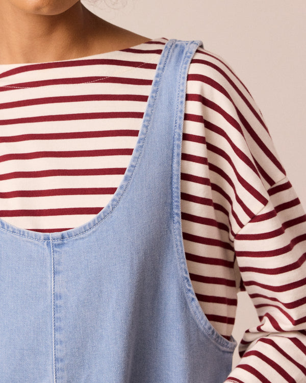 Lola Light Blue Denim Jumpsuit