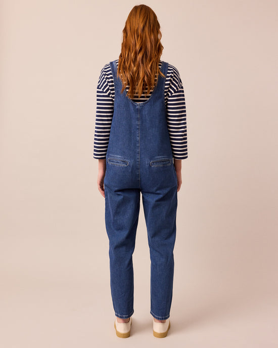 Lola Mid Blue Denim Jumpsuit