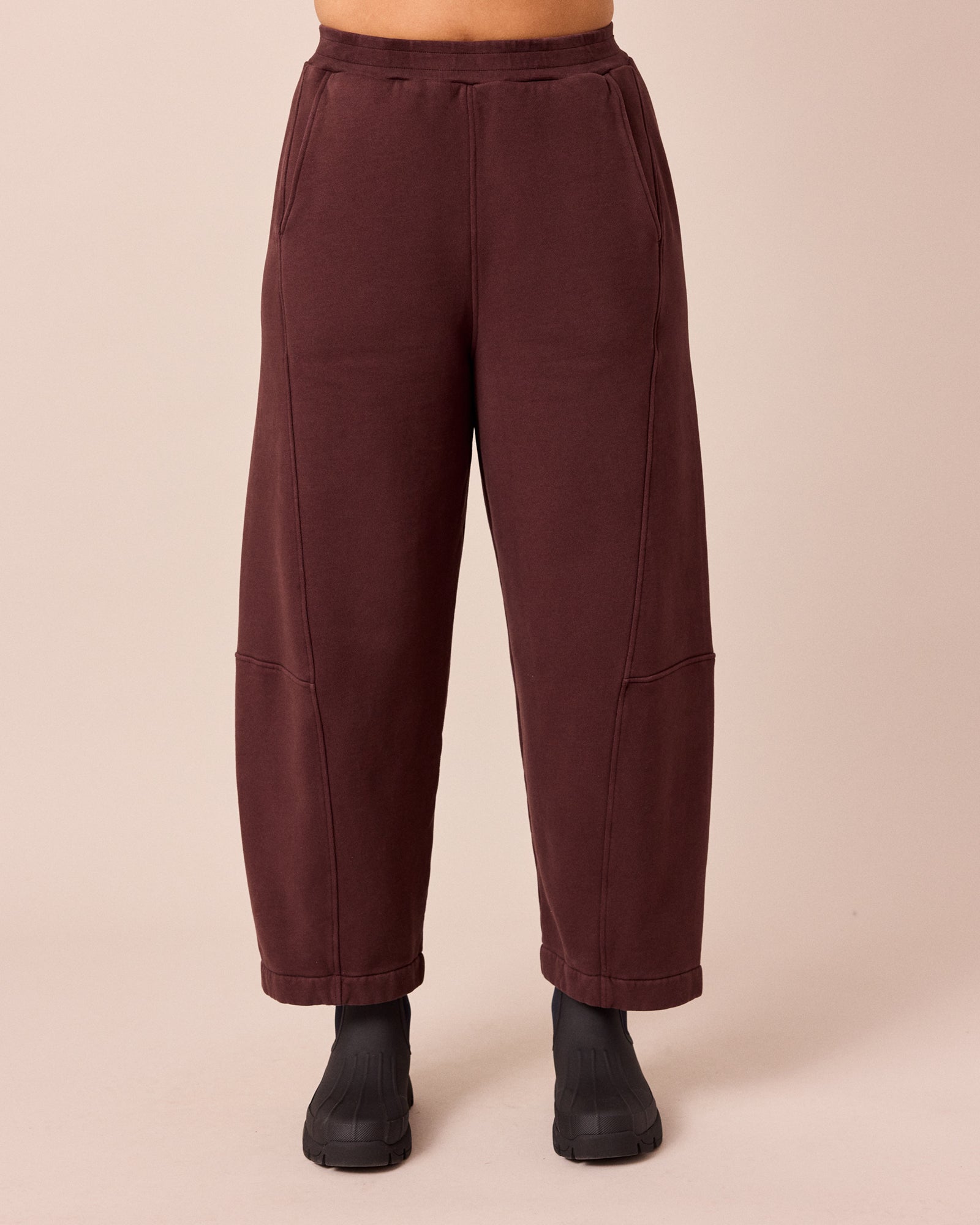 Lyra Black Cherry Fleeceback Jersey Trousers – Beyond Nine