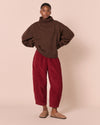 Mabel Garnet Cord Trousers