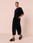 Mabel Black Velvet Trousers