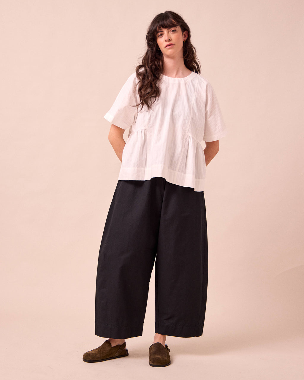 Mathilde Cotton Linen Trousers