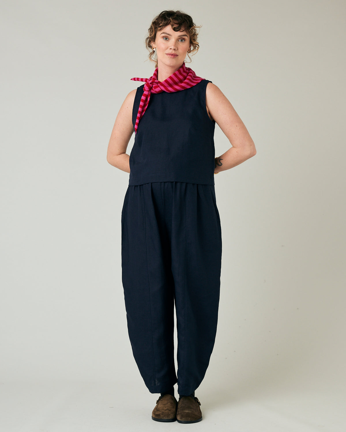 Esme Lace & Denim Top