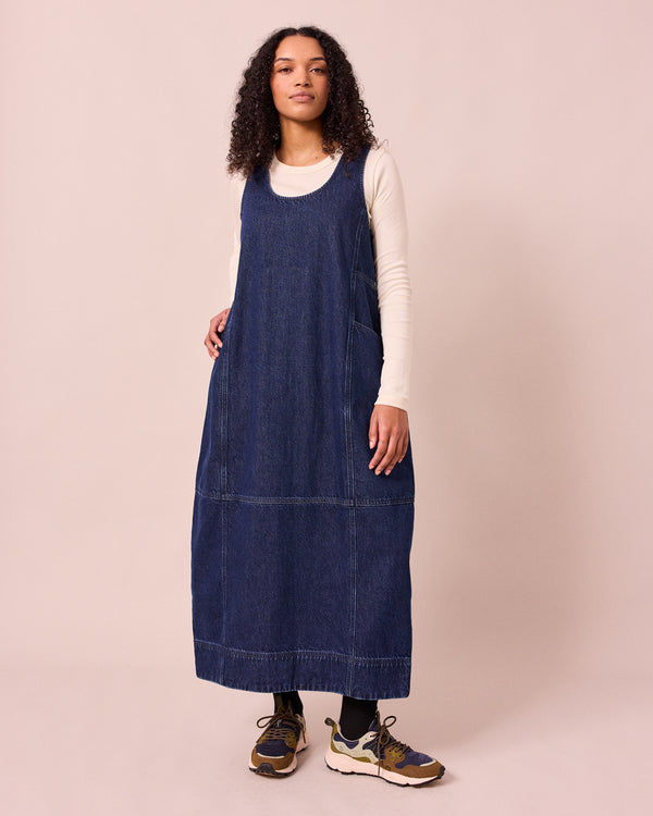 Naima Mid Blue Denim Dress – Beyond Nine