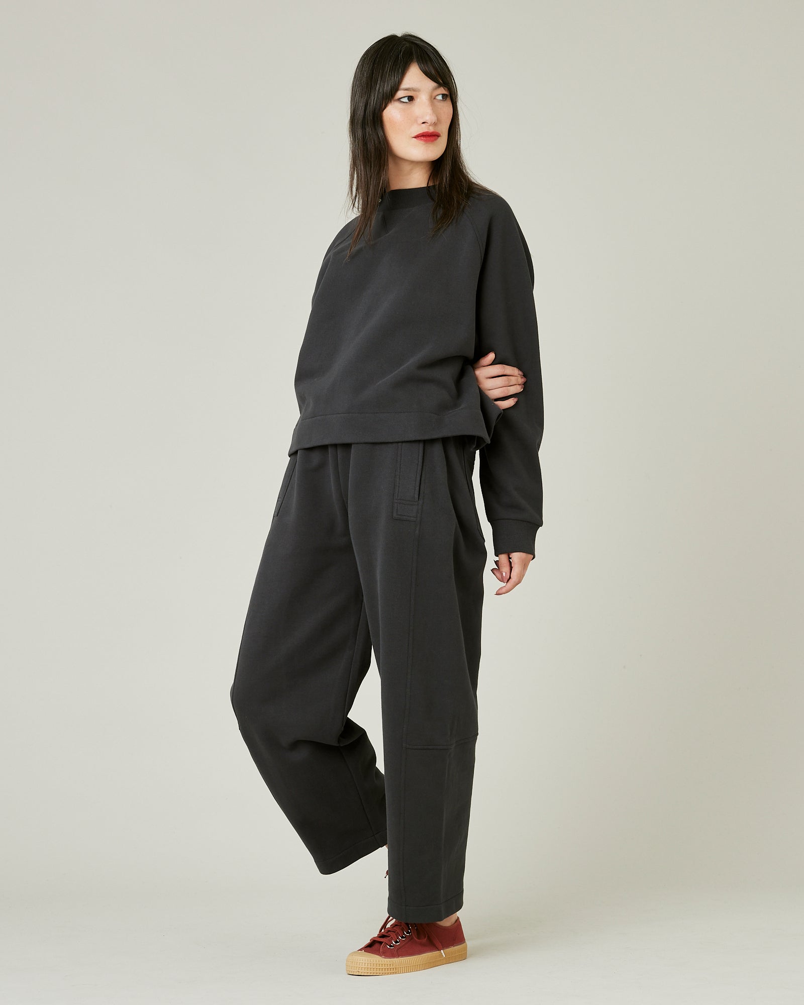 Noa Slate Fleeceback Jersey Jumper – Beyond Nine