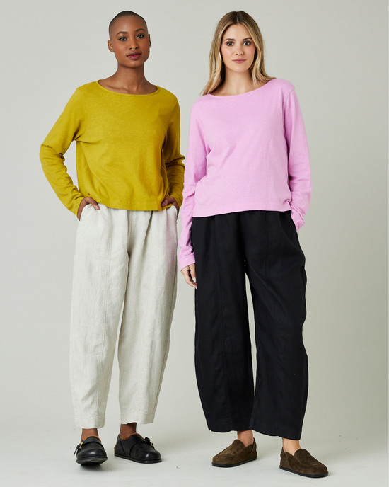 Perfectly Imperfect Mabel Natural Linen Trousers