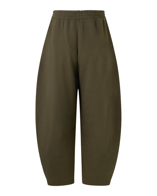 daisy olive jersey trousers back