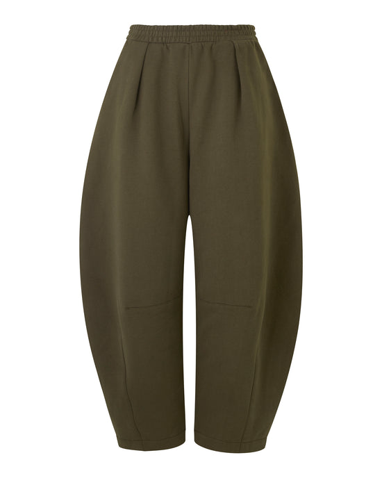 daisy olive jersey trousers back