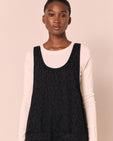 Ophelia Black Leopard Denim Jumpsuit