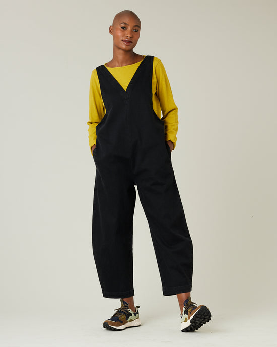 model black denim ottie jumpsuit