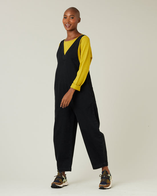 model black denim ottie jumpsuit