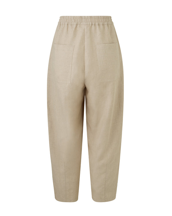 huxley linen oat trousers right