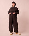 Pascale Ganache Fleeceback Jersey Trousers